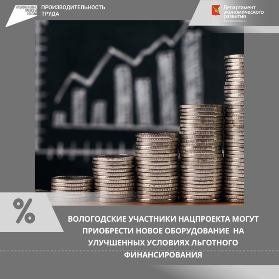 Нацпроект «Производительность труда» улучшает условия финансирования. Нацпроект «Производительность труда» улучшает условия финансирования.